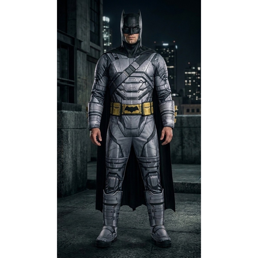 Batman Muscle Chest Costume Mens M Armored Batman v Superman Dawn of Justice